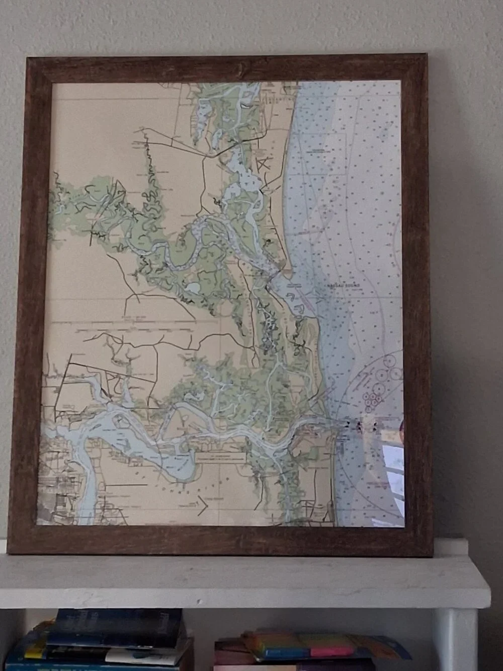 Nautical Map of Florida Coast from Atlantic Beach to Fernandina Beach, 20